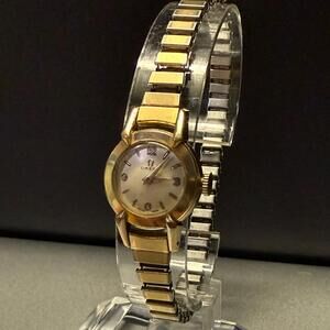 Vintage 1954 Omega Gold Plated 17 Jewels Wind Up Watch Manual Wind (Working)